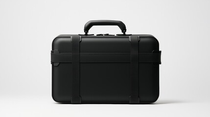 Stylish black carrying case designed for tools and accessories with sturdy straps and a sleek appearance