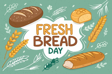 Gorgeous for Bread Day with Animated - Mysterious and Intriguing Visual Story Excellent for Print Me