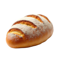 -Dessert image is transparent png. Isolated Baked Bread Loaf On Transparent Background Showing Texture And Freshness