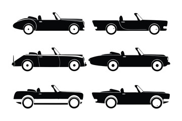 Classic Convertible Cars: A set of vintage convertible cars, exuding timeless charm. These iconic automobiles are ready to evoke a sense of adventure and retro elegance.