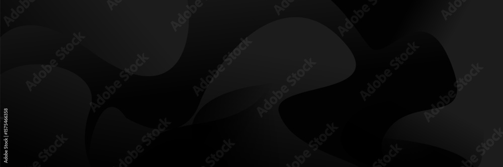 Wall mural abstract dark background featuring a soft black gradient and geometric shapes.