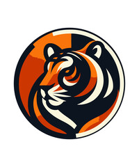 Tiger head tattoo image