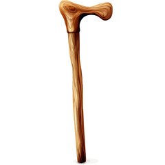 Wooden stick isolated 