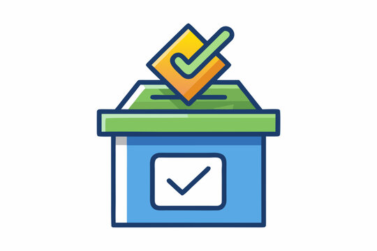 poll chart ballot box checkmark survey result