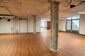 Setting up a large interior space