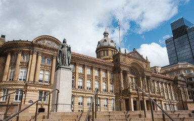 Obraz premium Birmingham City Council on Victoria Square. Birmingham,