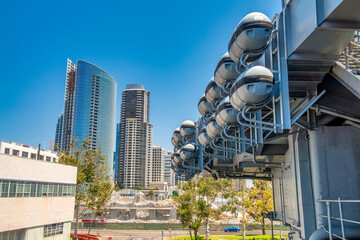 San Diego - July 30, 2017: USS Midway is an aircraft carrier of the United States Navy