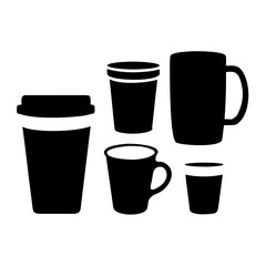 Various Coffee Cups and Mugs beverage drinkware