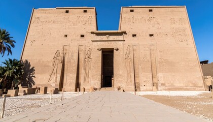 Ancient Egyptian temple facade (1)