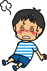 熱中症の小学生男児