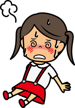 熱中症の小学生女児