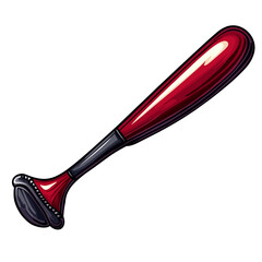 Baseball bat isolated 