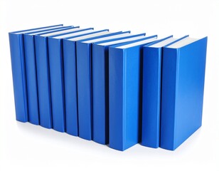 Fototapeta premium stack of blue books