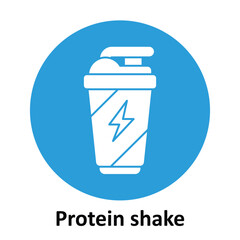 Protein shake Vector Icon which can easily modify or edit