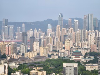 Obraz premium Aerial view of Chongqing, China
