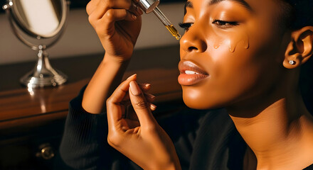 Women, take care of and nourish your face with glass face cream.