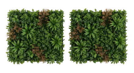 Lush Green Artificial Plant Wall Panels