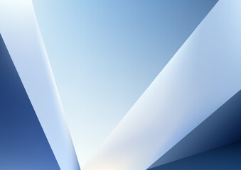 abstract background with blue and white gradient planes modern geometric layout for presentation or tech template clean futuristic style with minimal design elements