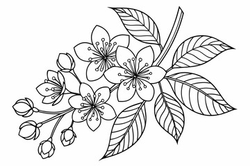 Intricate line art mandala inspired by natural leaf patterns