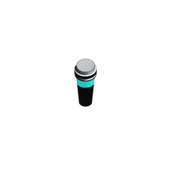 Isometric drum, teal accents, dark background