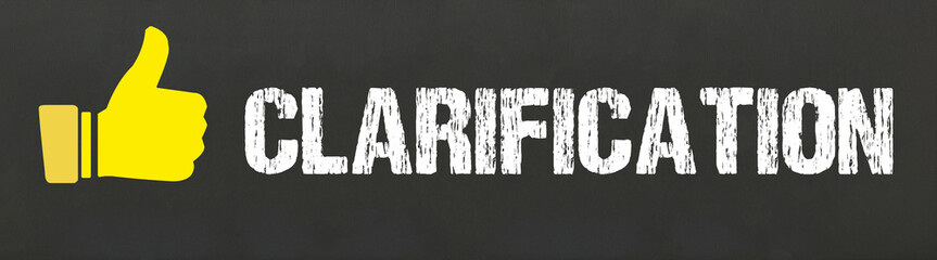 Clarification	
