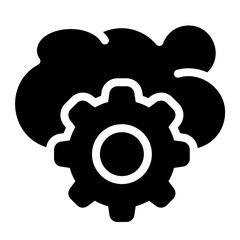 Ai cloud service icon