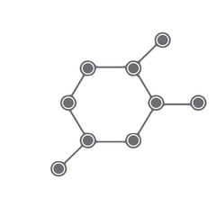 CHEMISTRY FORMULA THIN LINE ICON