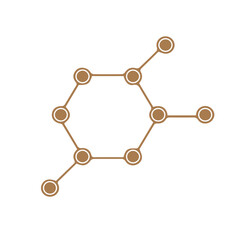 CHEMISTRY FORMULA THIN LINE ICON