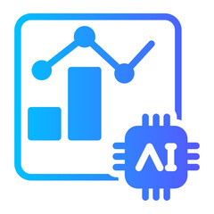 AI business strategy icon