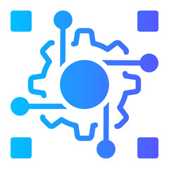  Synthetic data icon