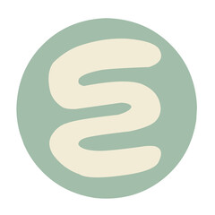 boho abstract shape vector