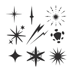 Obraz premium anime image vector set