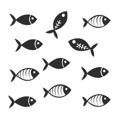 Fish Set Vector Art, Icons, and Graphics