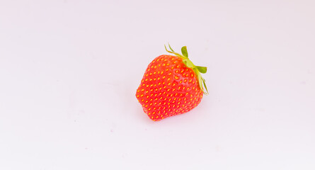 strawberries isolated on white background 
