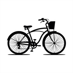 silhouette of a bicycle