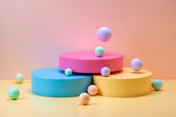 Attractive podium for product display