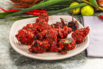 Indian cuisene - tandoori Chicken 65