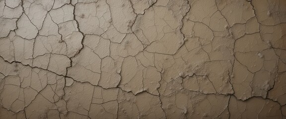 Cracked Earth Texture Arid Landscape Background for Desert or Drought Themes