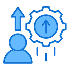 Upskilling  Icon Element For Design
