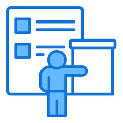 Training Report  Icon Element For Design
