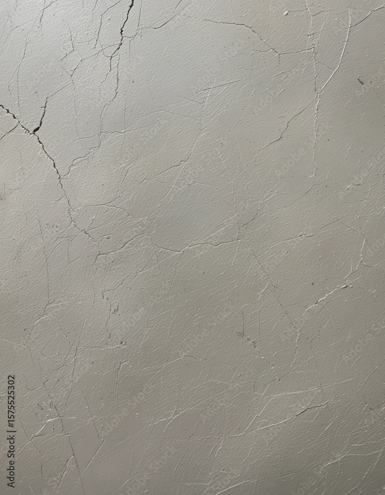 Fototapete texture of old pale gray-brown synthetic leather background for adding text in the center