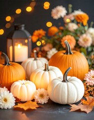 秋を感じるデコレーションGenerated image