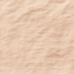 Beige Linen Fabric Texture Background, Wrinkled Cotton Cloth Surface, Seamless Textile Pattern
