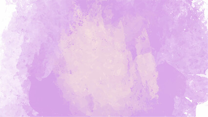 Purple watercolor background with copyspace for your design. vector.