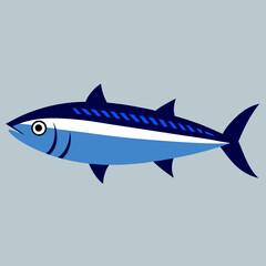 Obraz premium vector illustration of a fish