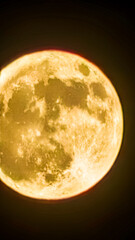 sun rising over the moon