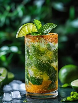 Indian spiced mojito cocktail video