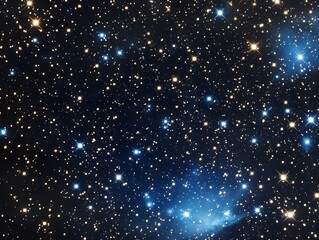 Obraz premium Stunning Deep Space Nebula with Bright Stars Cosmic Background