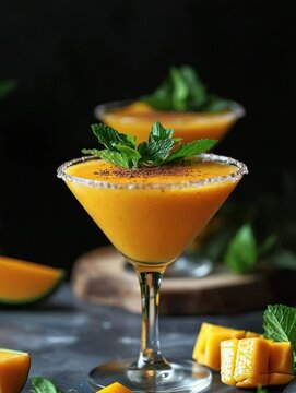 aam panna martini indian cocktail