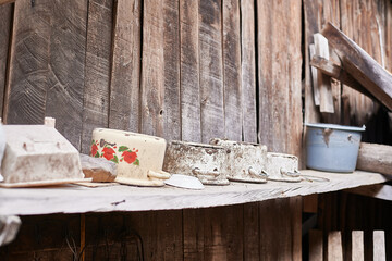 Background Texture Village Tree Dishes Outdoor Pot